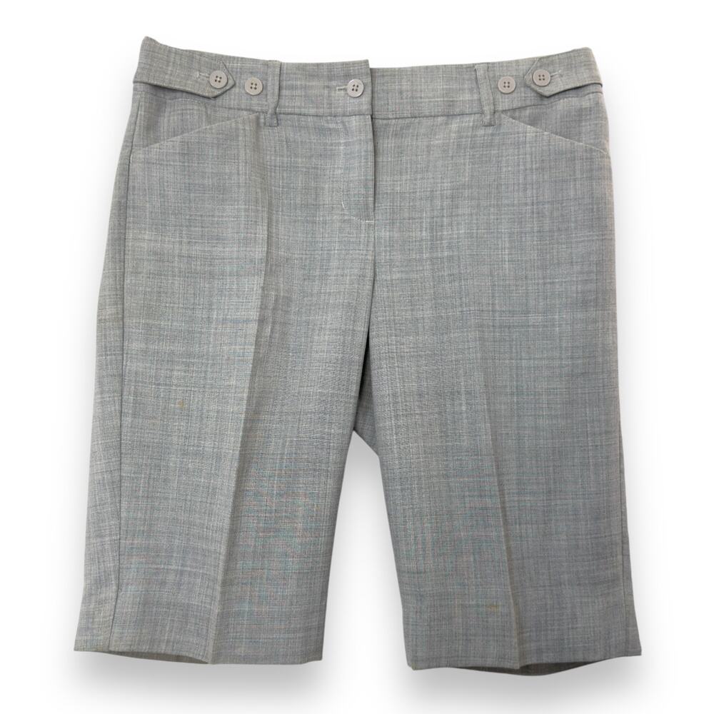 Tailored Trouser Shorts Gray Bermudas 0 Preppy Officecore Express Editor